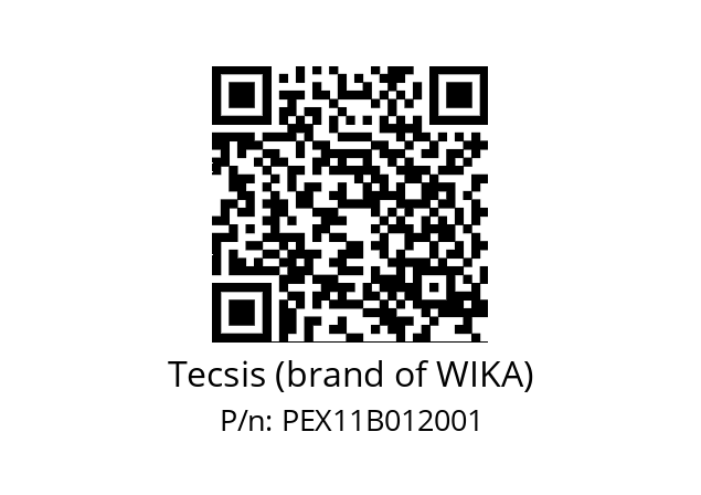   Tecsis (brand of WIKA) PEX11B012001