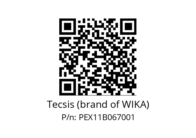   Tecsis (brand of WIKA) PEX11B067001