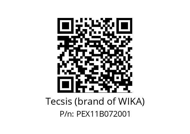   Tecsis (brand of WIKA) PEX11B072001