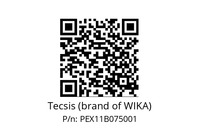   Tecsis (brand of WIKA) PEX11B075001