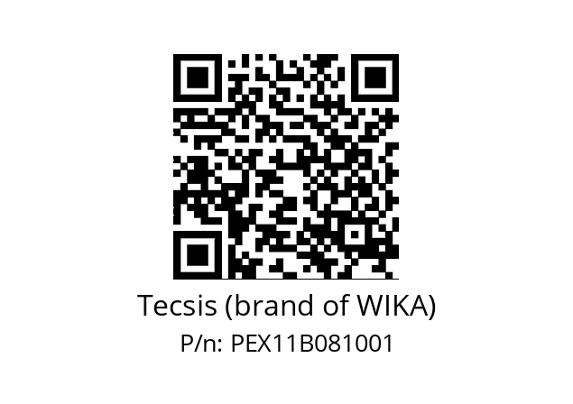   Tecsis (brand of WIKA) PEX11B081001