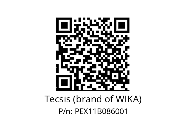   Tecsis (brand of WIKA) PEX11B086001