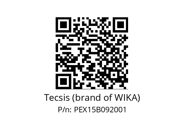   Tecsis (brand of WIKA) PEX15B092001