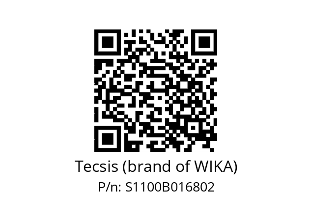   Tecsis (brand of WIKA) S1100B016802