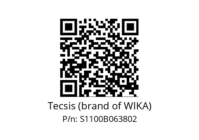   Tecsis (brand of WIKA) S1100B063802