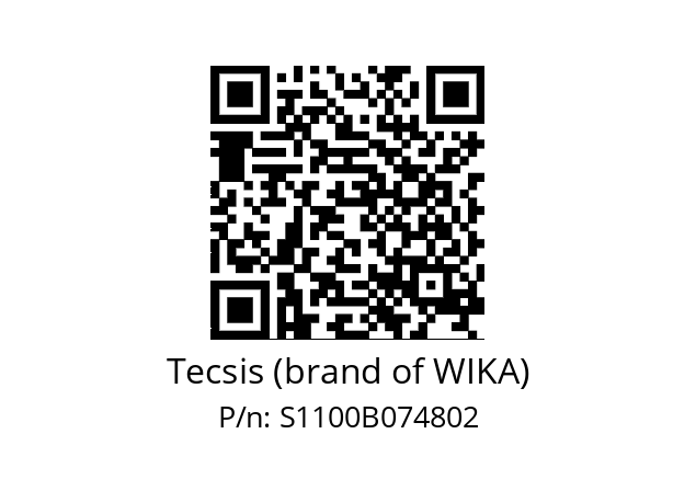   Tecsis (brand of WIKA) S1100B074802