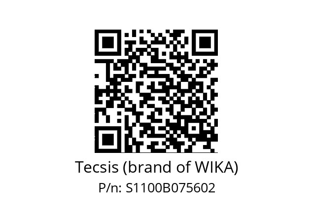   Tecsis (brand of WIKA) S1100B075602