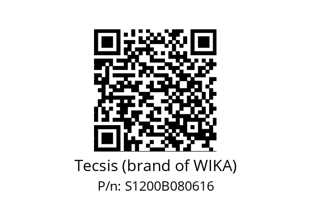   Tecsis (brand of WIKA) S1200B080616