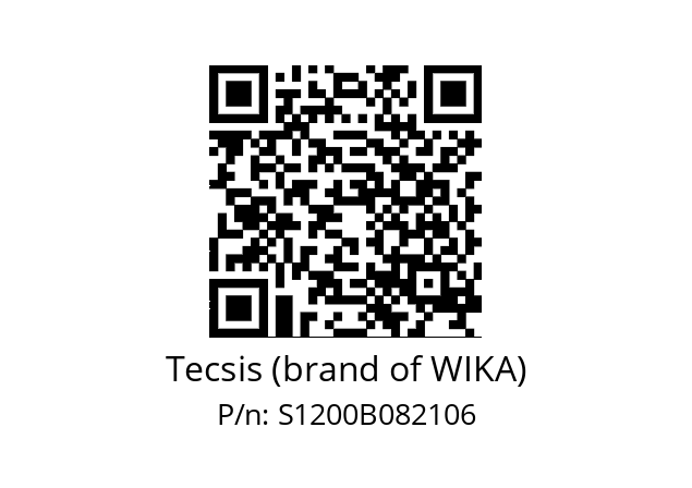   Tecsis (brand of WIKA) S1200B082106