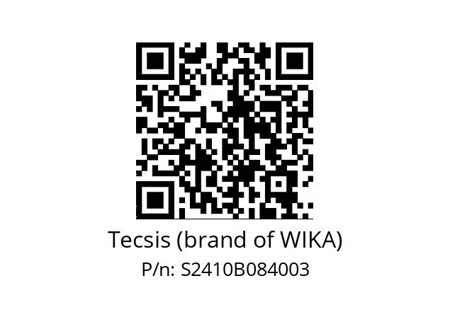   Tecsis (brand of WIKA) S2410B084003