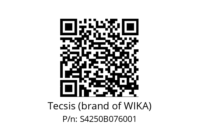   Tecsis (brand of WIKA) S4250B076001