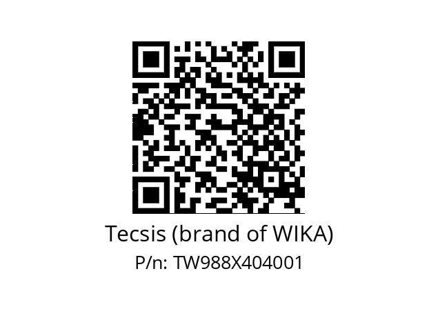   Tecsis (brand of WIKA) TW988X404001