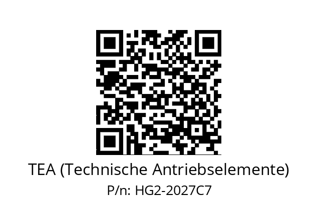   TEA (Technische Antriebselemente) HG2-2027C7