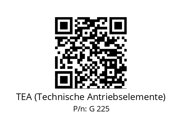   TEA (Technische Antriebselemente) G 225