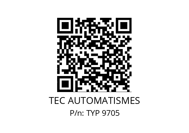   TEC AUTOMATISMES TYP 9705