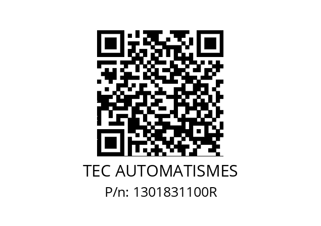   TEC AUTOMATISMES 1301831100R