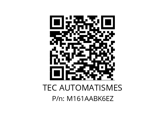   TEC AUTOMATISMES M161AABK6EZ