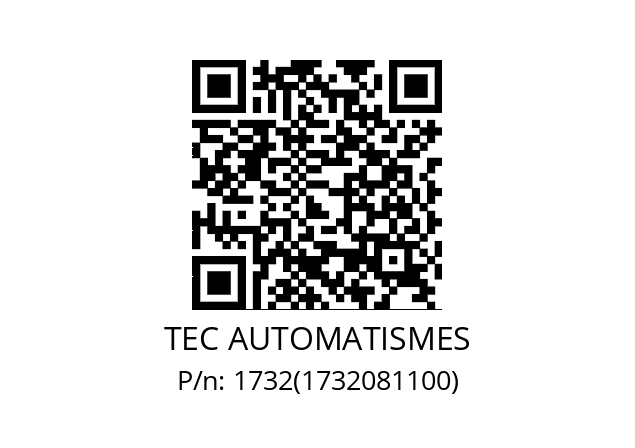   TEC AUTOMATISMES 1732(1732081100)