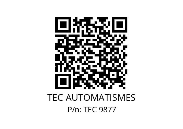   TEC AUTOMATISMES TEC 9877