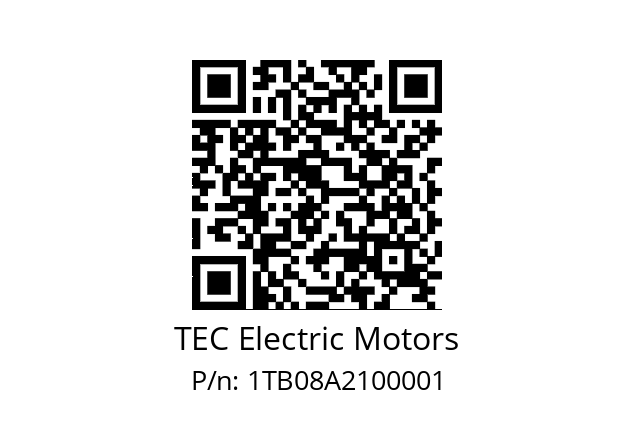   TEC Electric Motors 1TB08A2100001