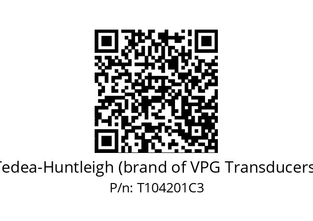   Tedea-Huntleigh (brand of VPG Transducers) T104201C3