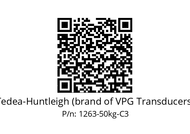   Tedea-Huntleigh (brand of VPG Transducers) 1263-50kg-C3