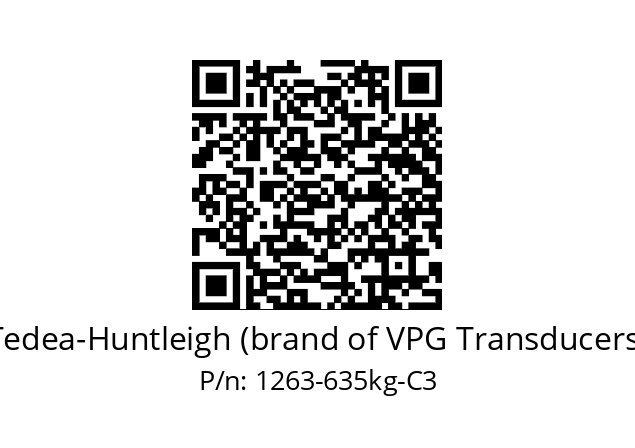   Tedea-Huntleigh (brand of VPG Transducers) 1263-635kg-C3