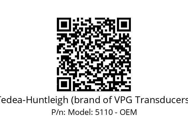   Tedea-Huntleigh (brand of VPG Transducers) Model: 5110 - OEM