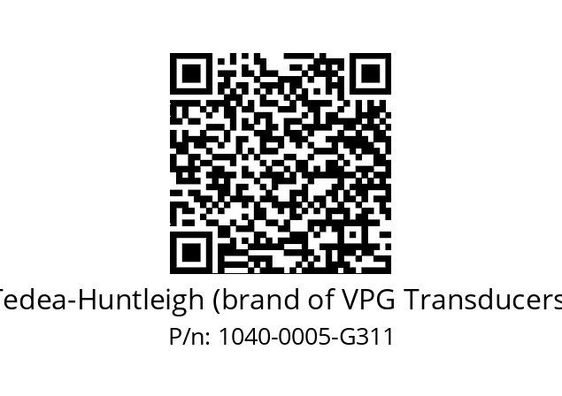   Tedea-Huntleigh (brand of VPG Transducers) 1040-0005-G311