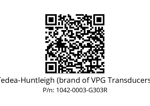   Tedea-Huntleigh (brand of VPG Transducers) 1042-0003-G303R