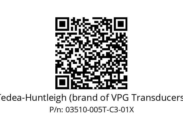   Tedea-Huntleigh (brand of VPG Transducers) 03510-005T-C3-01X