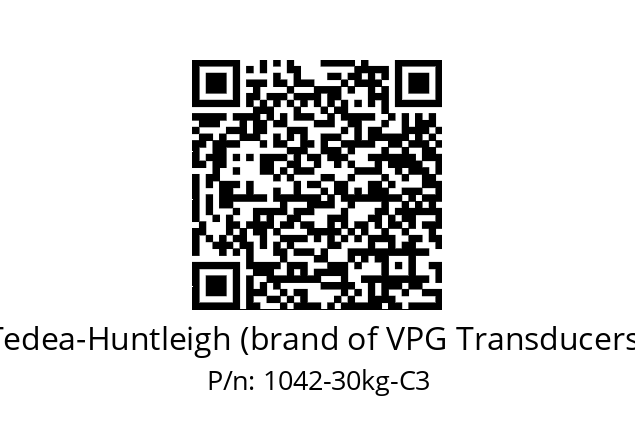   Tedea-Huntleigh (brand of VPG Transducers) 1042-30kg-C3