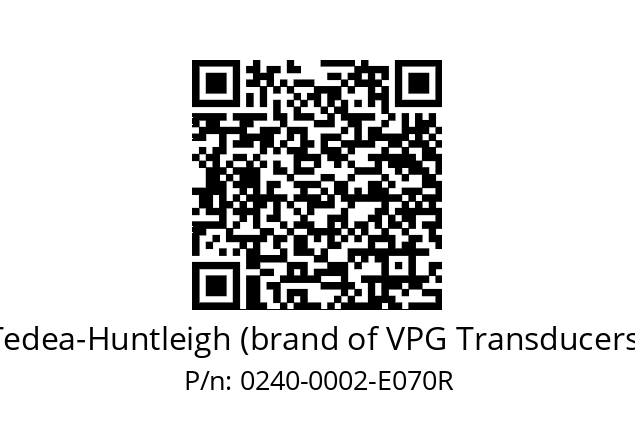   Tedea-Huntleigh (brand of VPG Transducers) 0240-0002-E070R