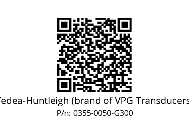   Tedea-Huntleigh (brand of VPG Transducers) 0355-0050-G300