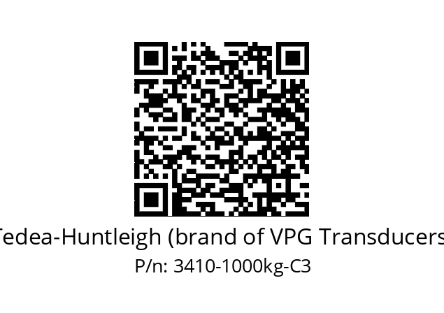   Tedea-Huntleigh (brand of VPG Transducers) 3410-1000kg-C3