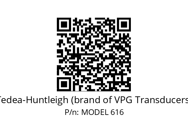   Tedea-Huntleigh (brand of VPG Transducers) MODEL 616