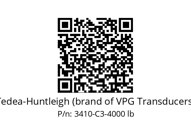   Tedea-Huntleigh (brand of VPG Transducers) 3410-C3-4000 lb