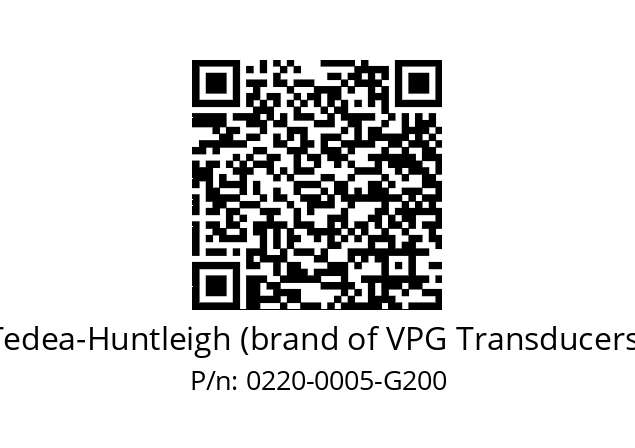   Tedea-Huntleigh (brand of VPG Transducers) 0220-0005-G200