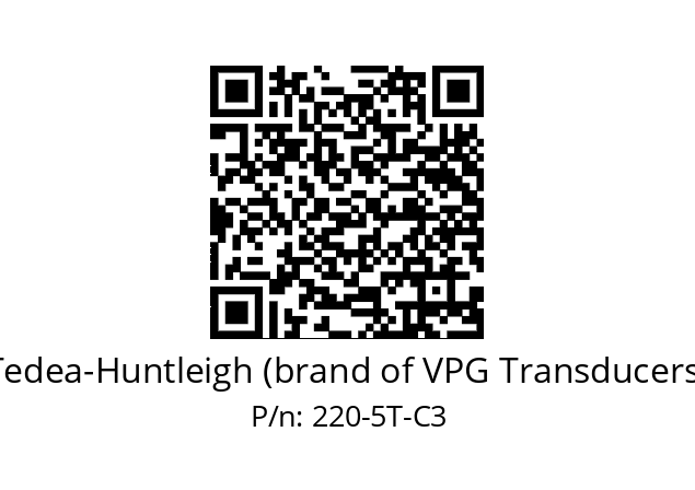   Tedea-Huntleigh (brand of VPG Transducers) 220-5T-C3