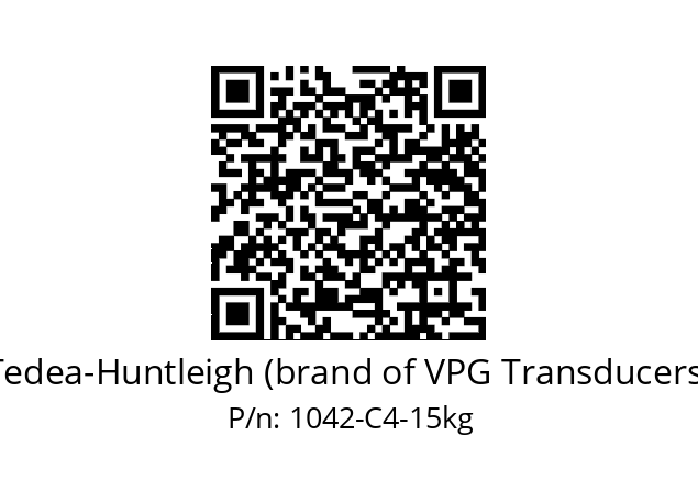   Tedea-Huntleigh (brand of VPG Transducers) 1042-C4-15kg