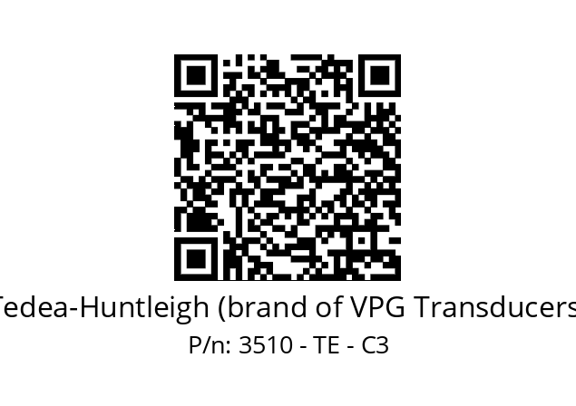   Tedea-Huntleigh (brand of VPG Transducers) 3510 - TE - C3