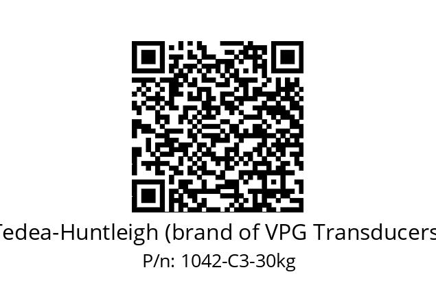   Tedea-Huntleigh (brand of VPG Transducers) 1042-C3-30kg