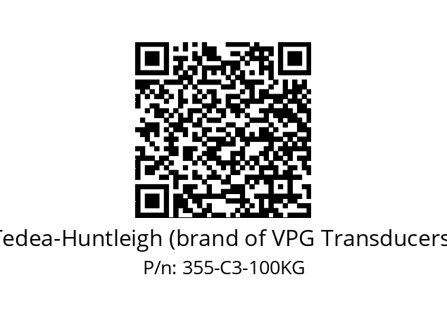   Tedea-Huntleigh (brand of VPG Transducers) 355-C3-100KG