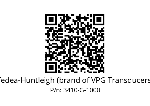   Tedea-Huntleigh (brand of VPG Transducers) 3410-G-1000