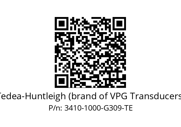   Tedea-Huntleigh (brand of VPG Transducers) 3410-1000-G309-TE