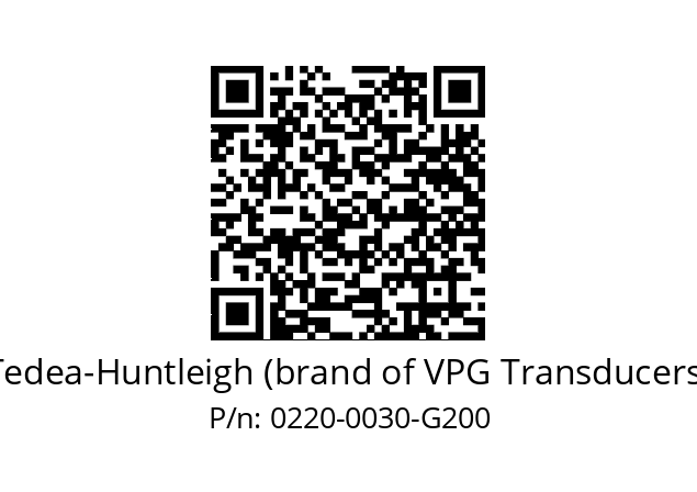   Tedea-Huntleigh (brand of VPG Transducers) 0220-0030-G200