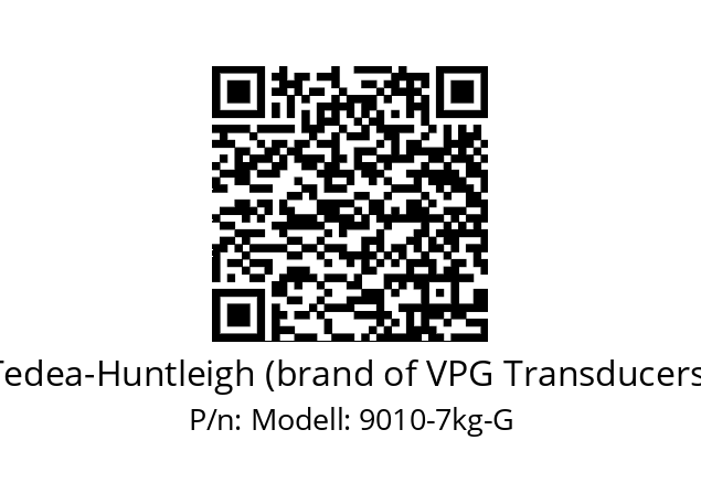   Tedea-Huntleigh (brand of VPG Transducers) Modell: 9010-7kg-G