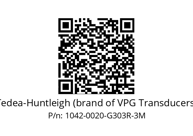   Tedea-Huntleigh (brand of VPG Transducers) 1042-0020-G303R-3M