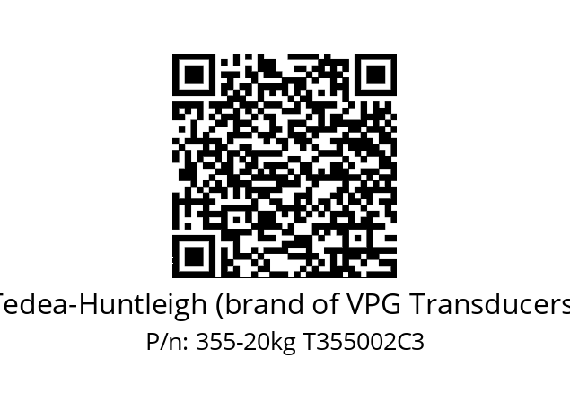   Tedea-Huntleigh (brand of VPG Transducers) 355-20kg T355002C3