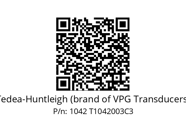   Tedea-Huntleigh (brand of VPG Transducers) 1042 T1042003C3